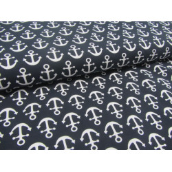 Jersey Anker dunkelblau